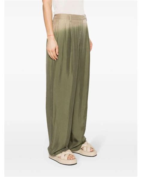 Prada Gradient Twill Palazzo Pants 